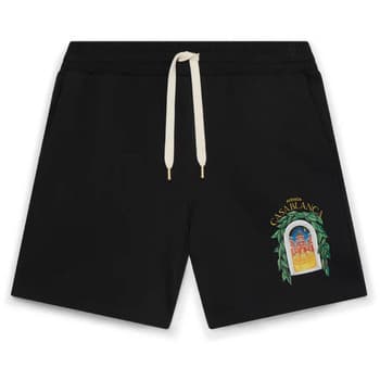 Shorts & Βερμούδες Casablanca AVENIDA PRINTED SWEATSHORT BLACK