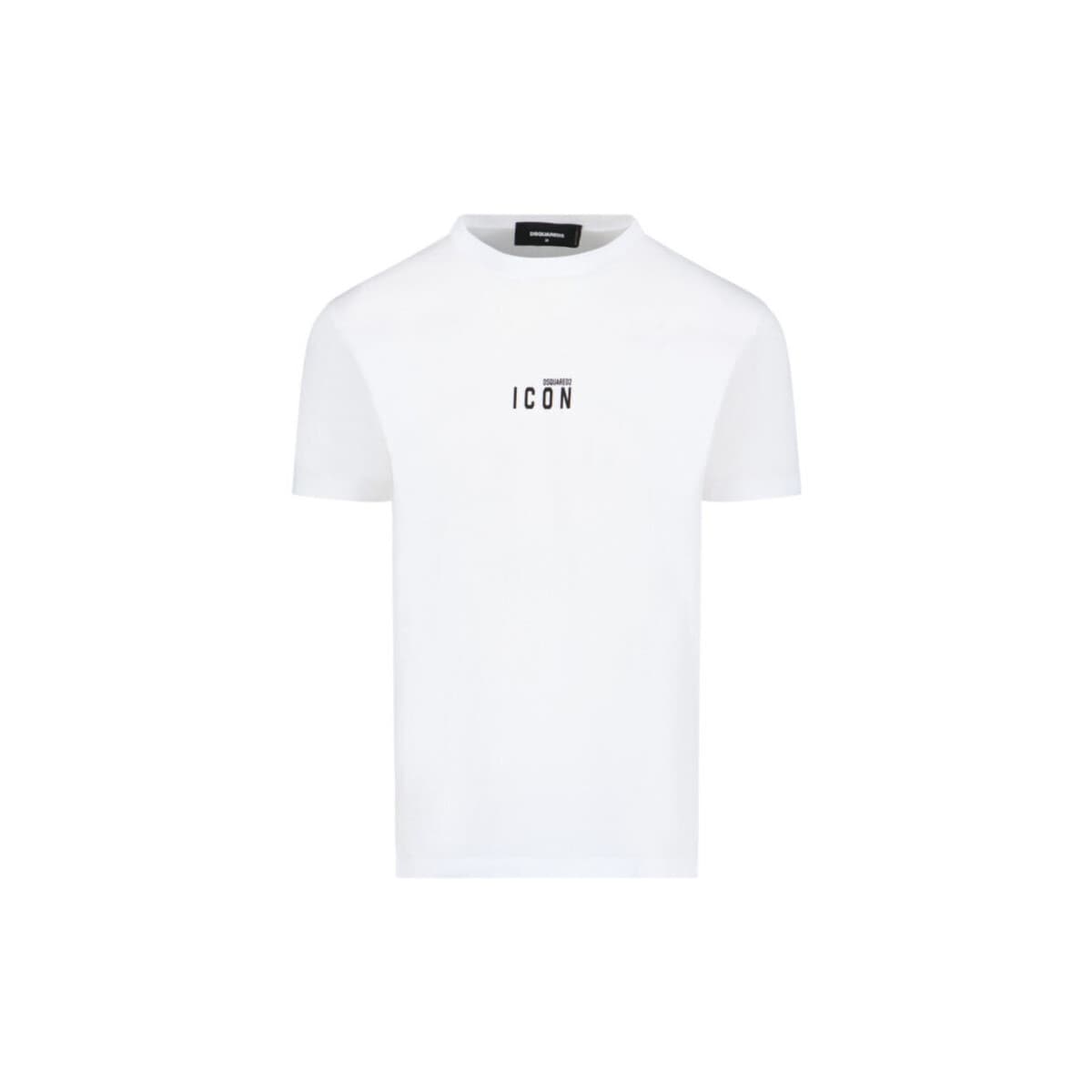 T-shirt με κοντά μανίκια Dsquared T-SHIRT S79GC0010 WHITE