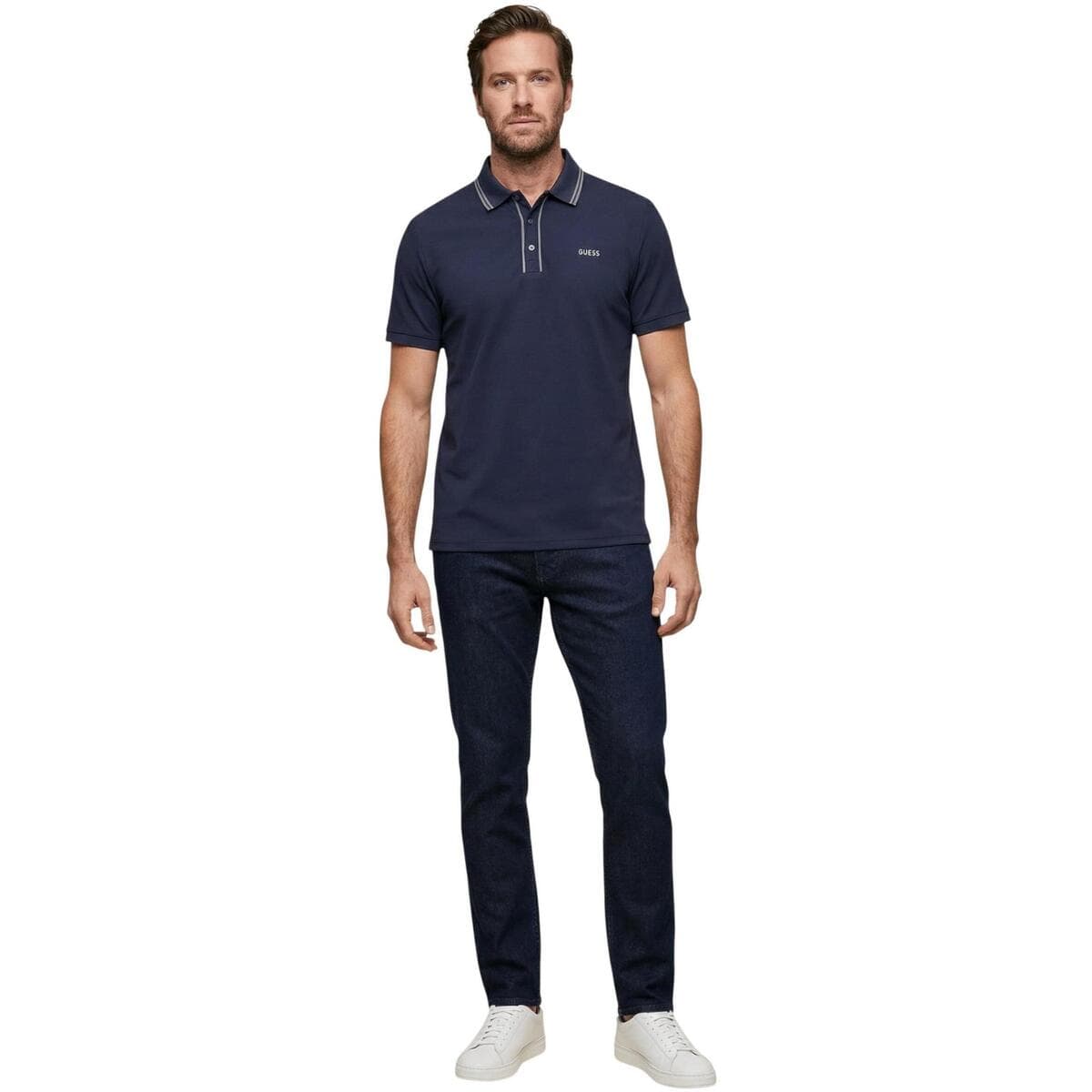 Men's Polo Shirts Guess Blue