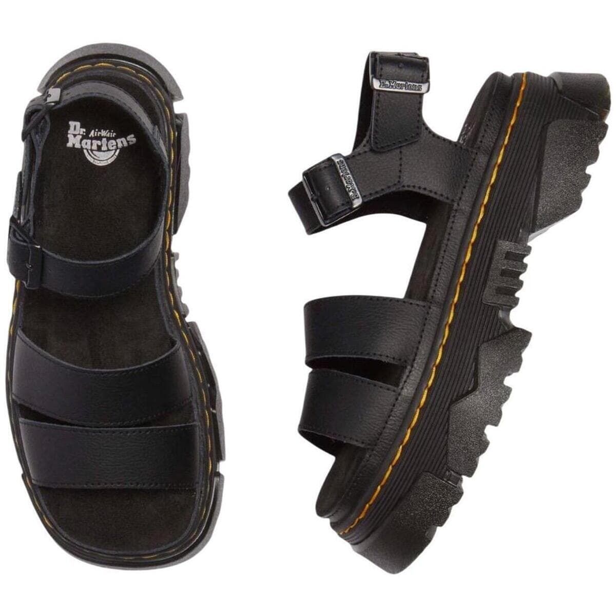 Women's Platforms Dr. Martens Black