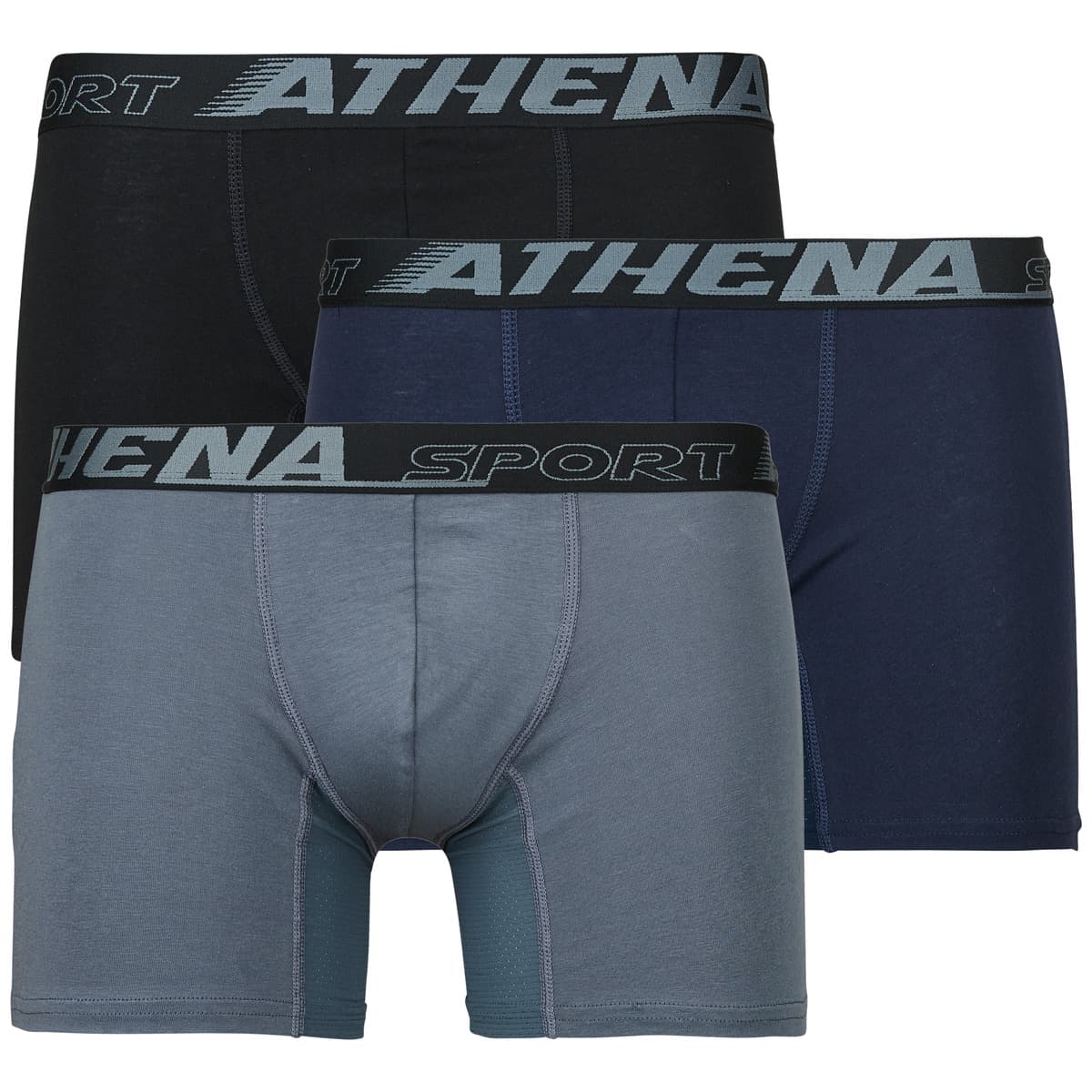 Boxer Athena AIR FIT LONG Pack de 3
