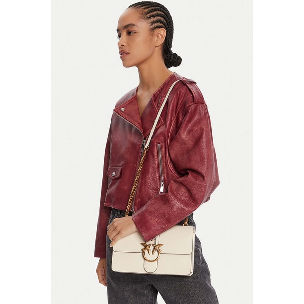 Women's Shoulder Bags Pinko Beige