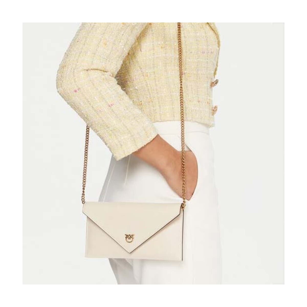 Women's Shoulder Bags Pinko Beige