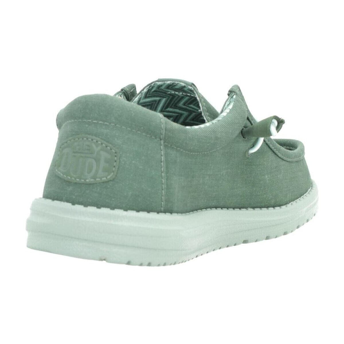 Men's Derby Shoes HEYDUDE Green