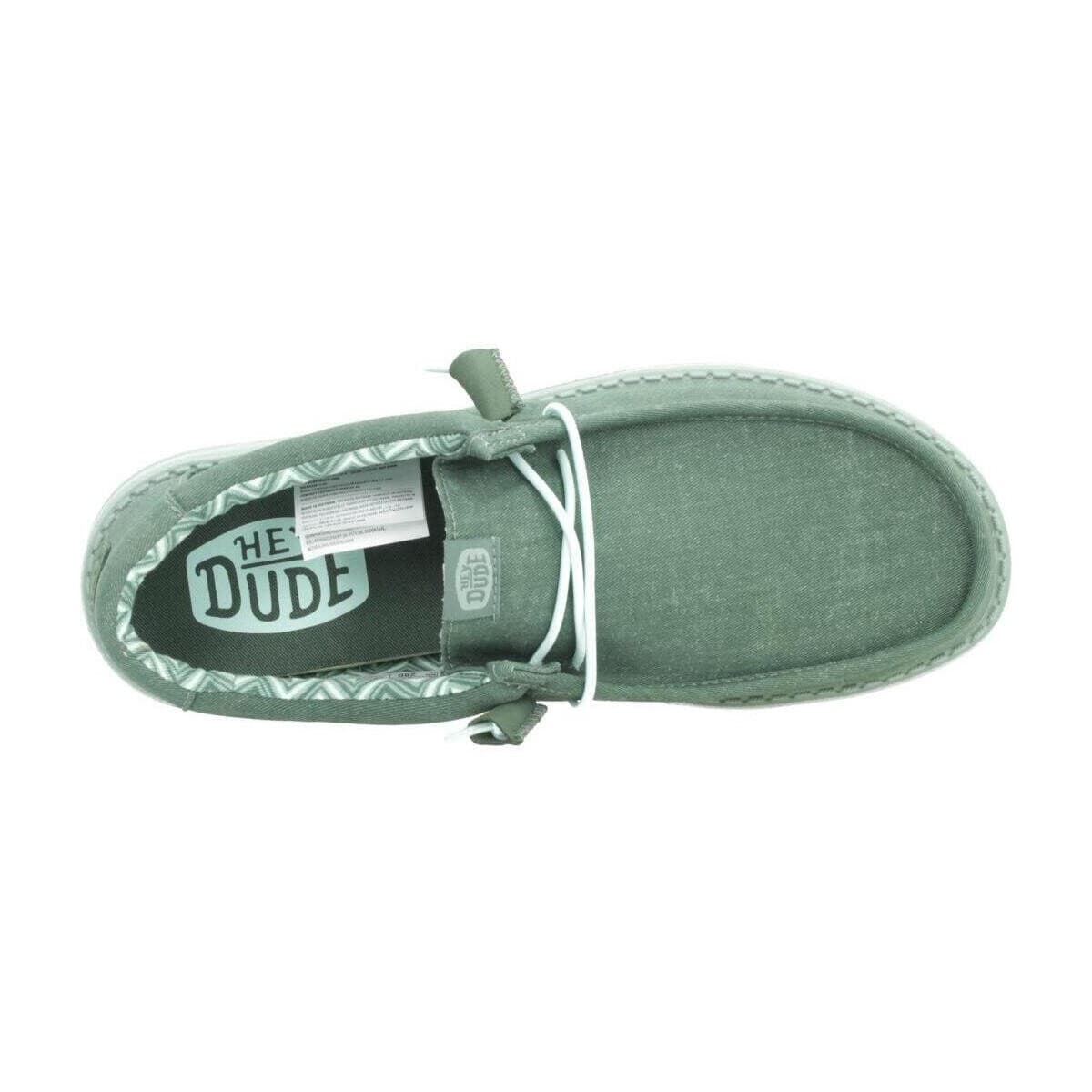 Men's Derby Shoes HEYDUDE Green
