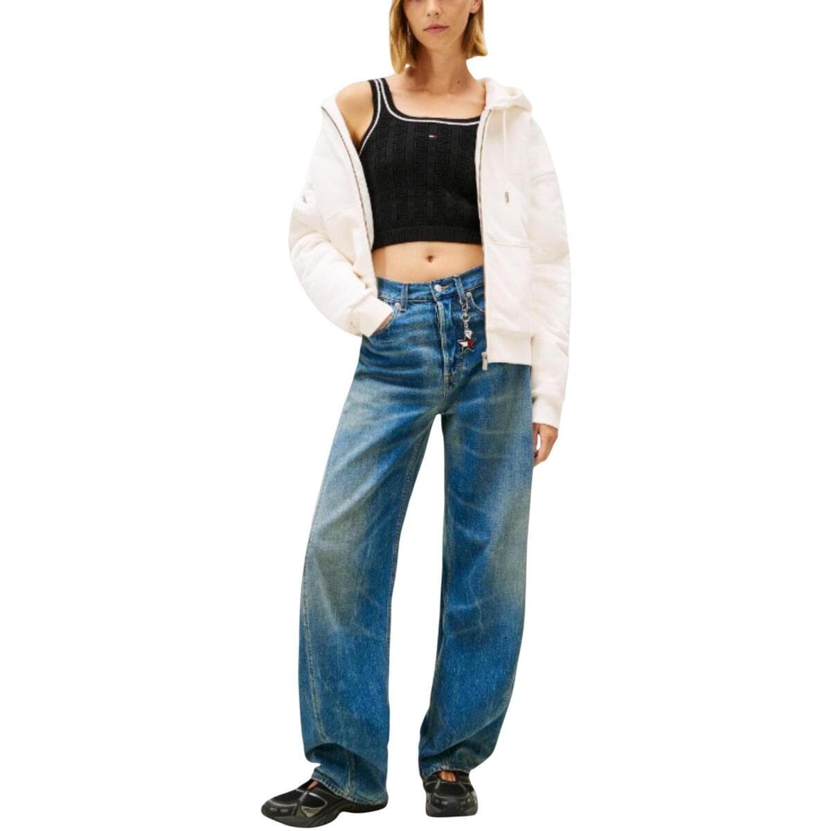 Women's Sleeveless Tops Tommy Hilfiger Black