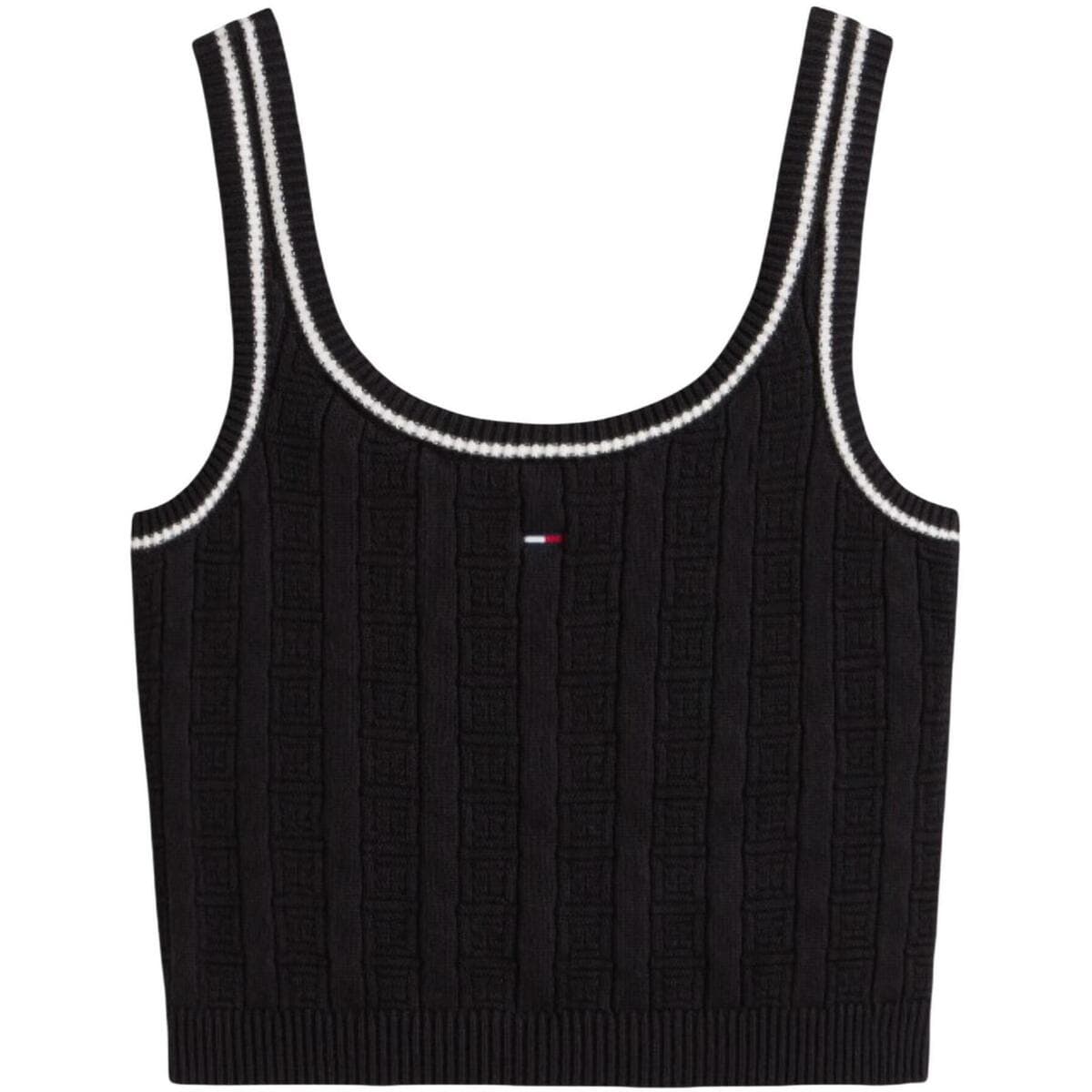 Women's Sleeveless Tops Tommy Hilfiger Black