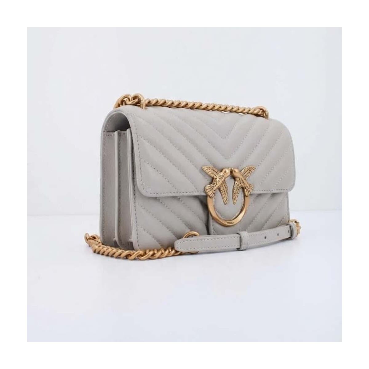 Women's Shoulder Bags Pinko Gray