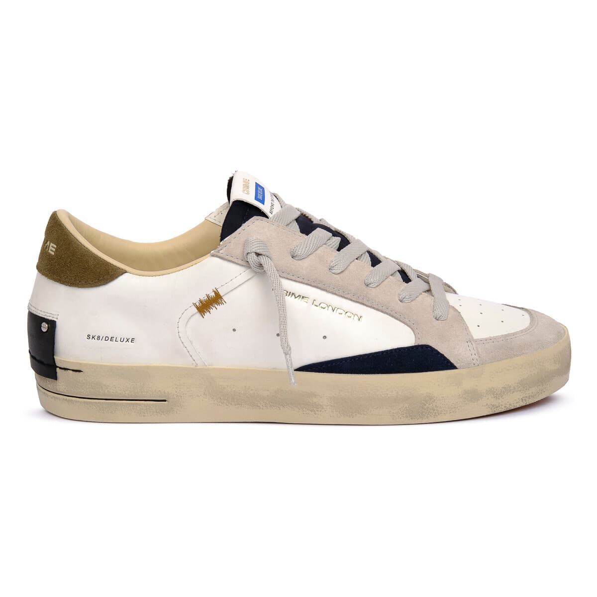 Men's Sneakers Crime London White