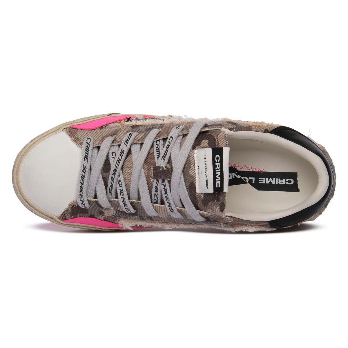 Women's Sneakers Crime London White