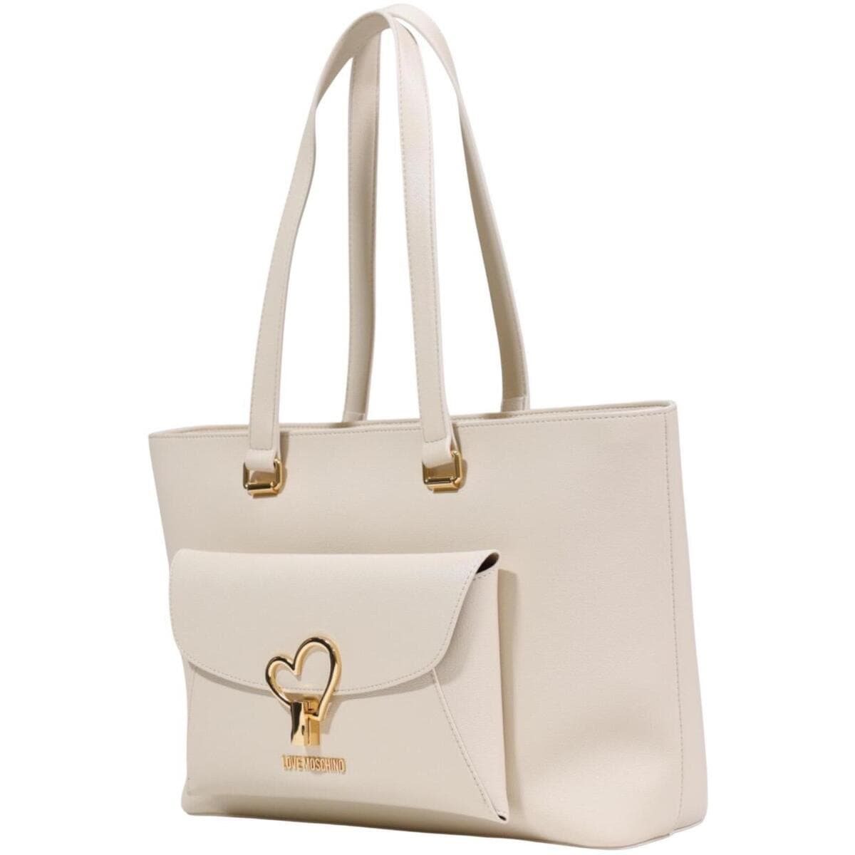 Women's Handbags Love Moschino White
