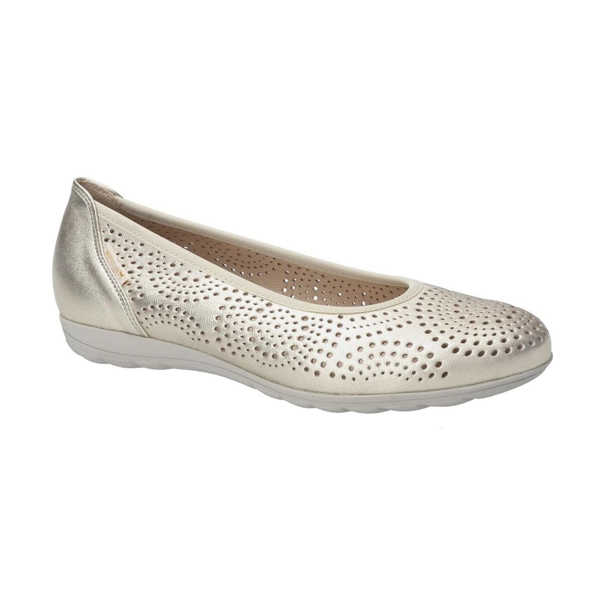Women's Ballet Flats Mephisto Gold