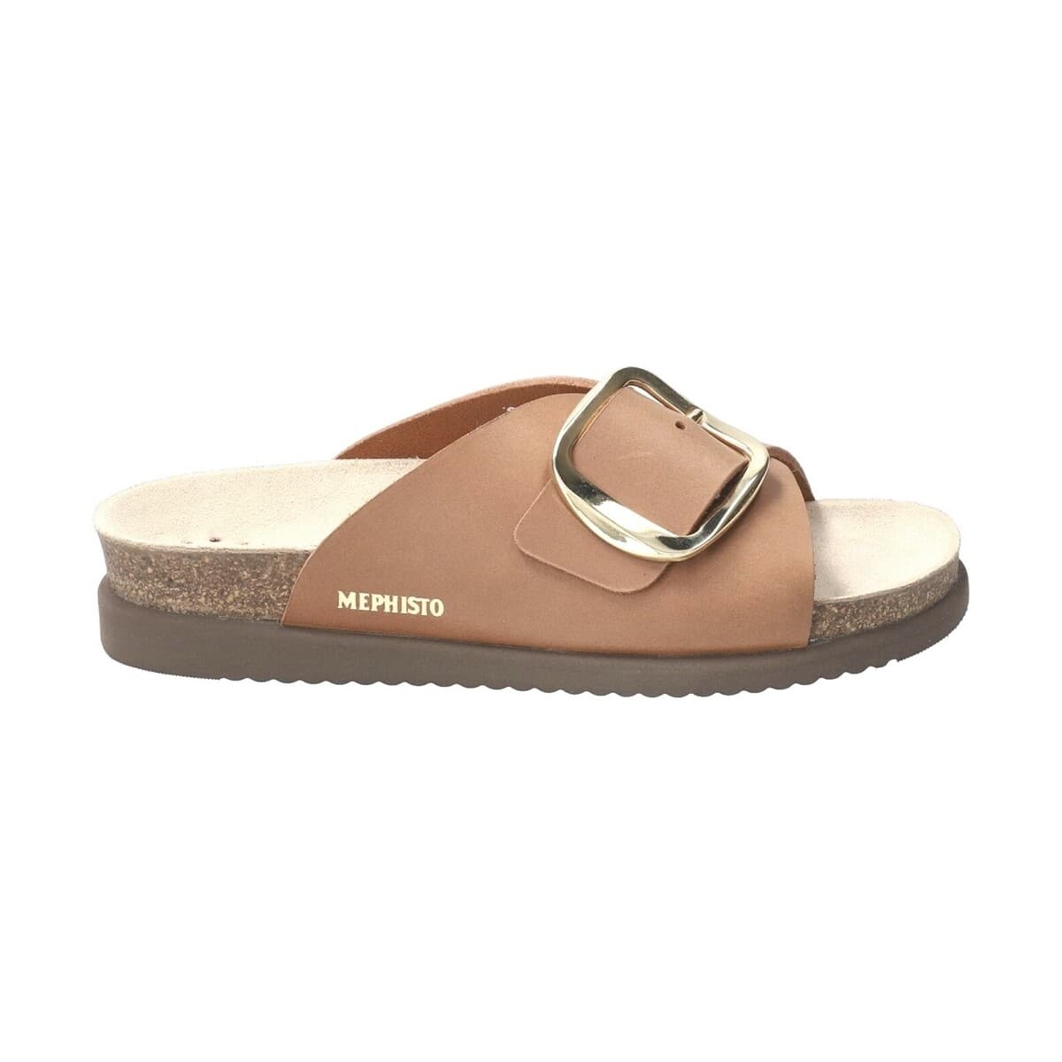 Women's Flip Flops Mephisto Brown