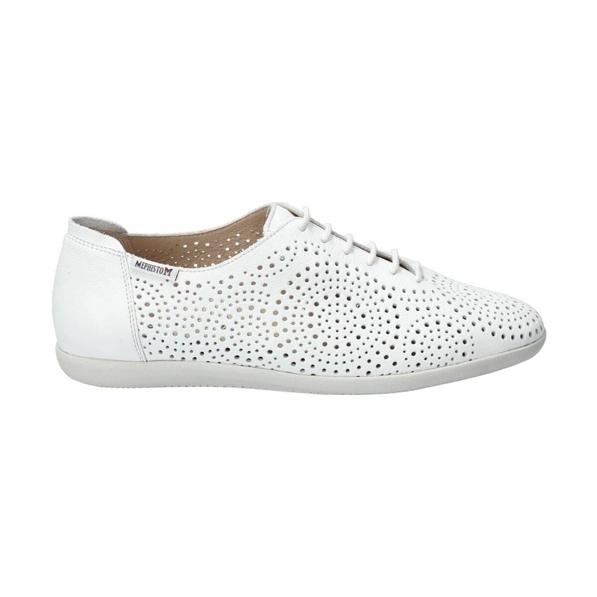 Women's Ballet Flats Mephisto White