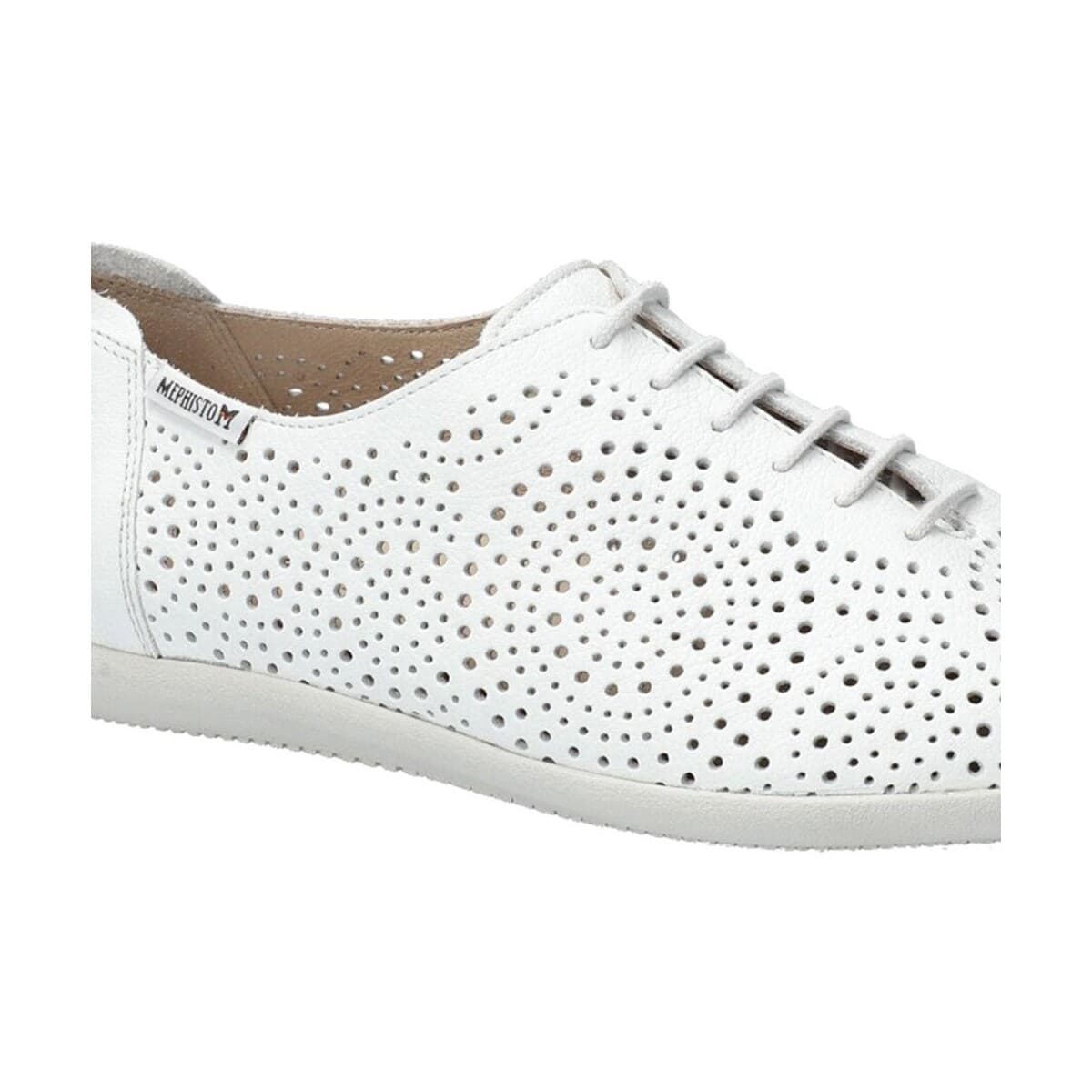 Women's Ballet Flats Mephisto White