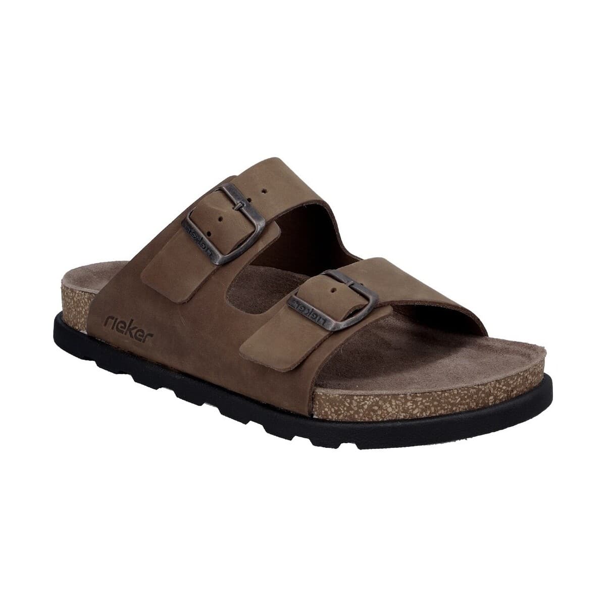Men's Mules Rieker Brown