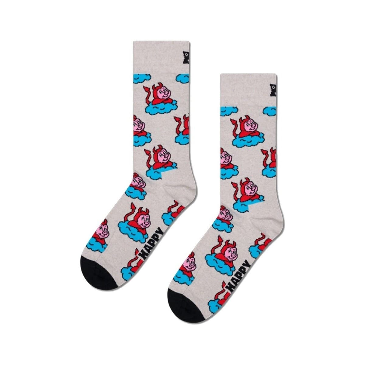 High socks Happy socks Calcetines Hombre Modèle Bad Pig