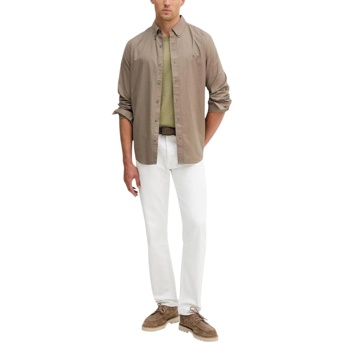 Men's Shirts Calvin Klein Beige