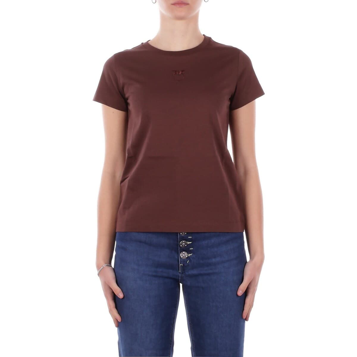 Women's T-Shirts Pinko Brown