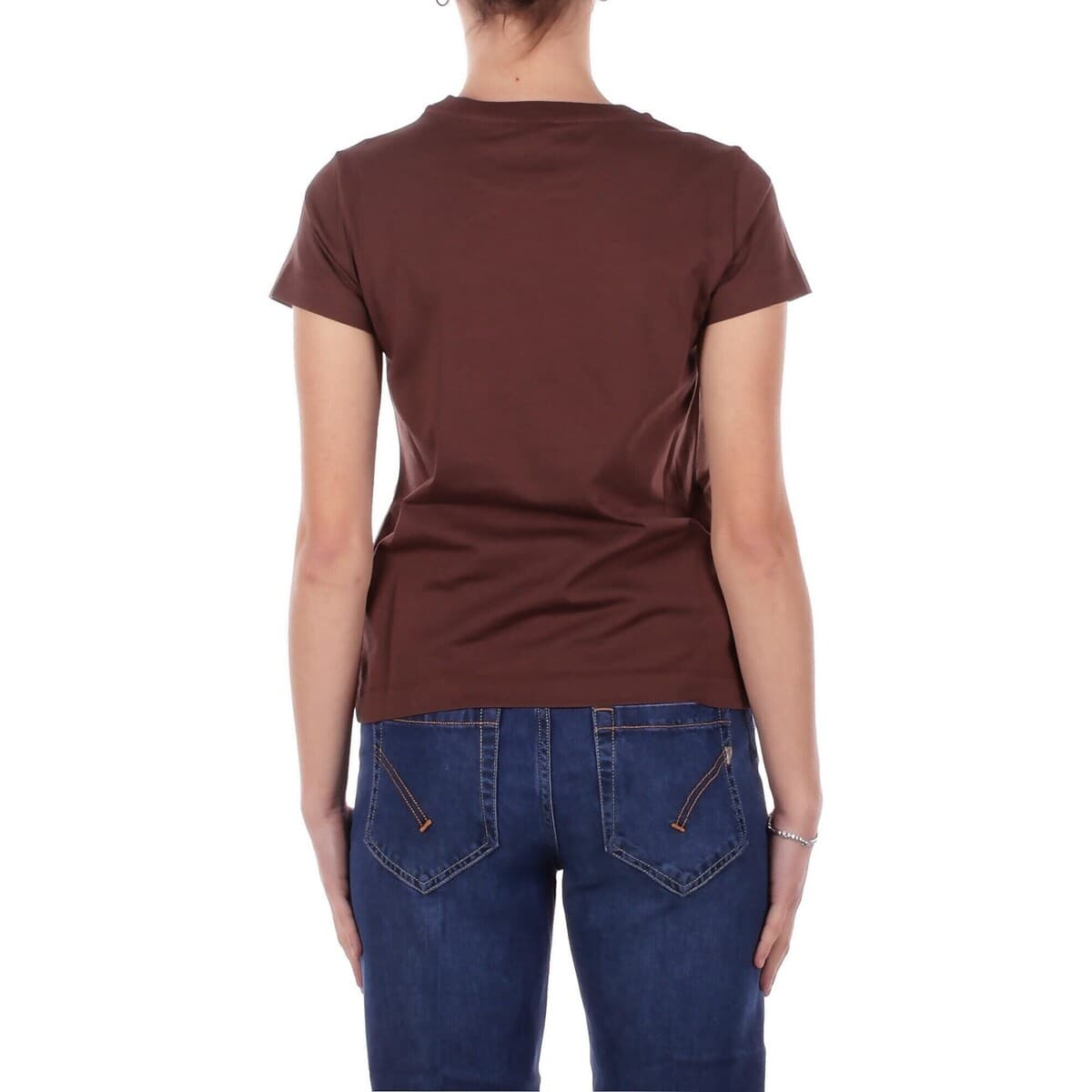Women's T-Shirts Pinko Brown