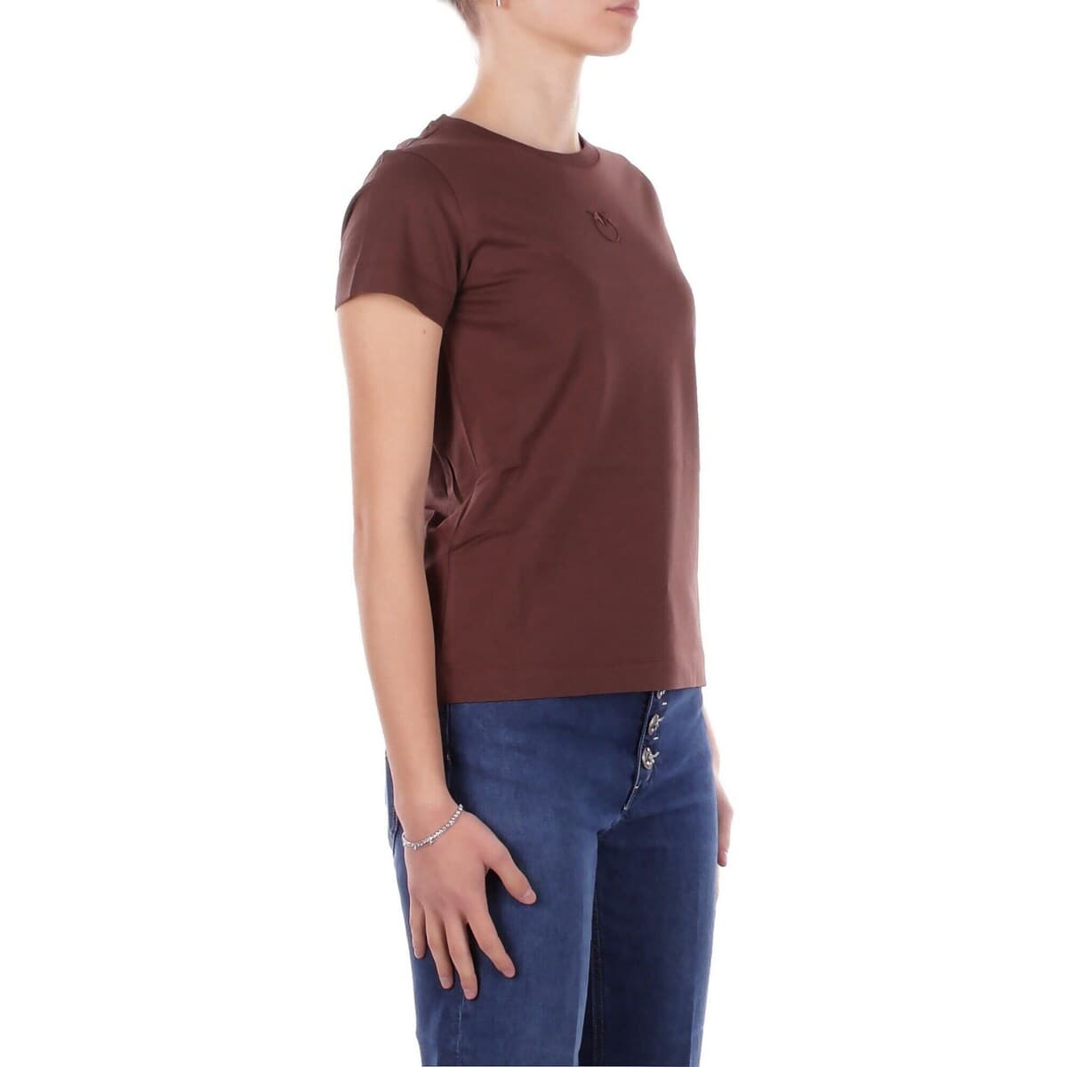 Women's T-Shirts Pinko Brown