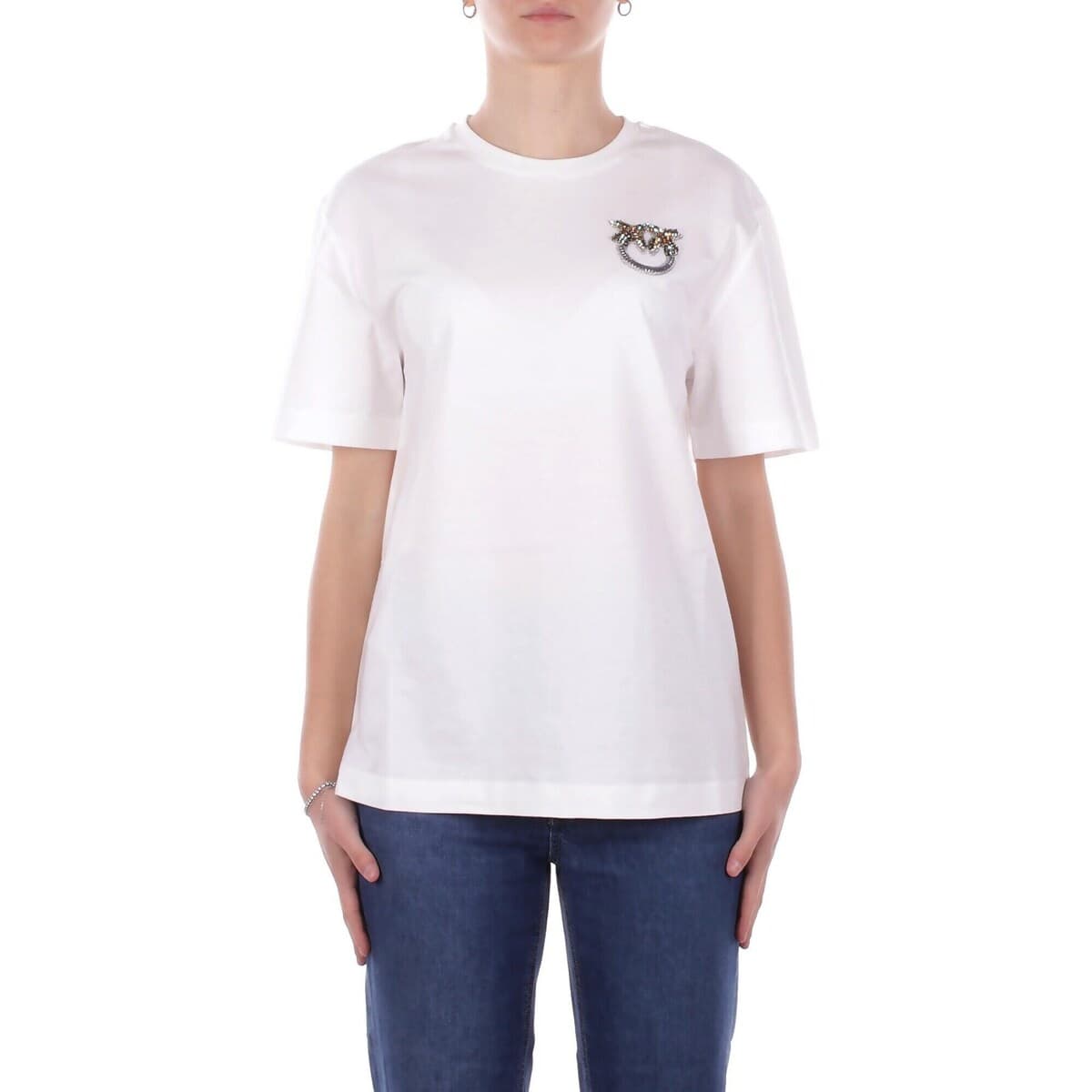 T-shirt με κοντά μανίκια Pinko 105526A33F