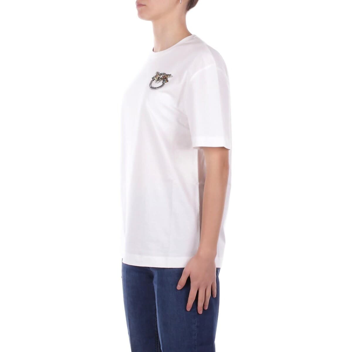 Women's T-Shirts Pinko White