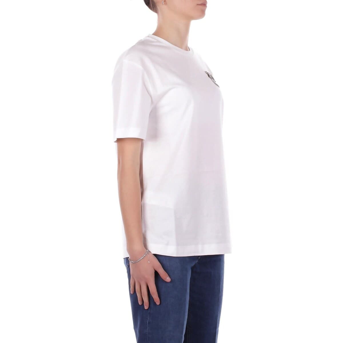 Women's T-Shirts Pinko White
