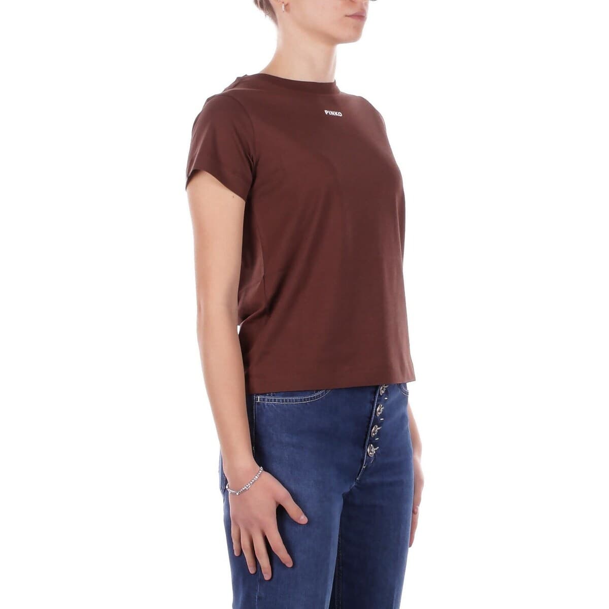 Women's T-Shirts Pinko Brown