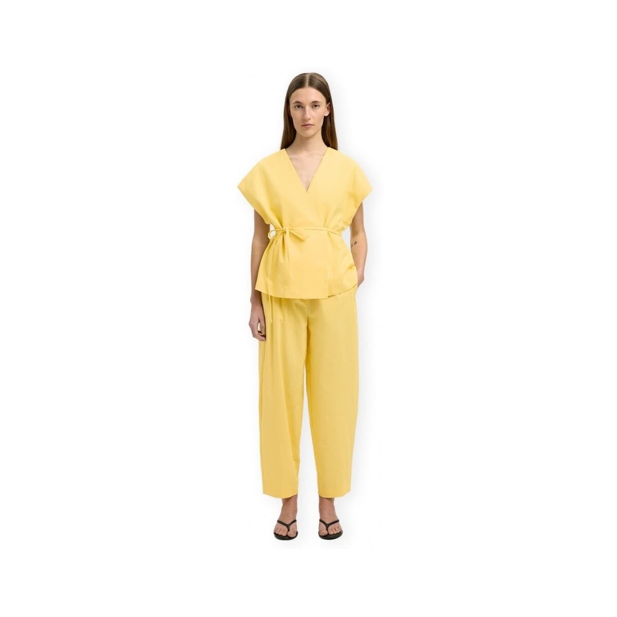Women's Pants Selected Yellow