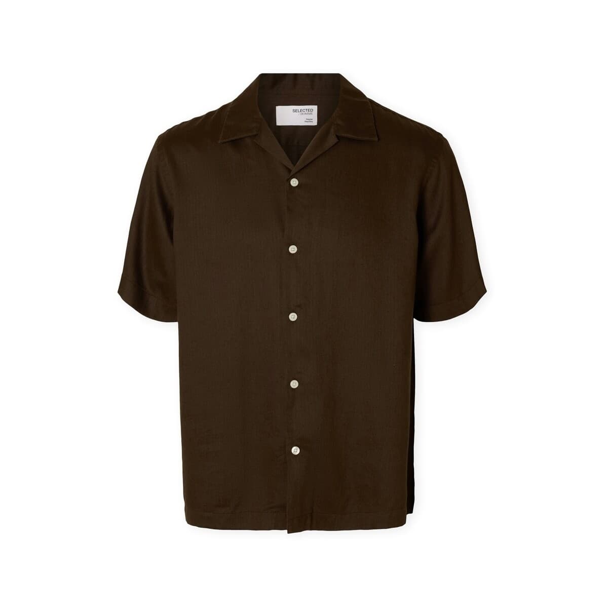 Men's Shirts Selected Brown