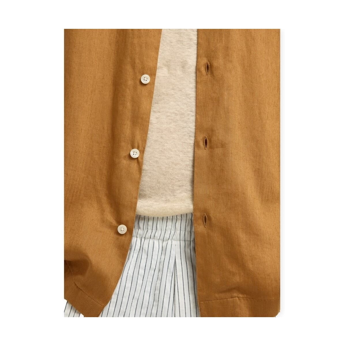 Men's Shirts Selected Brown