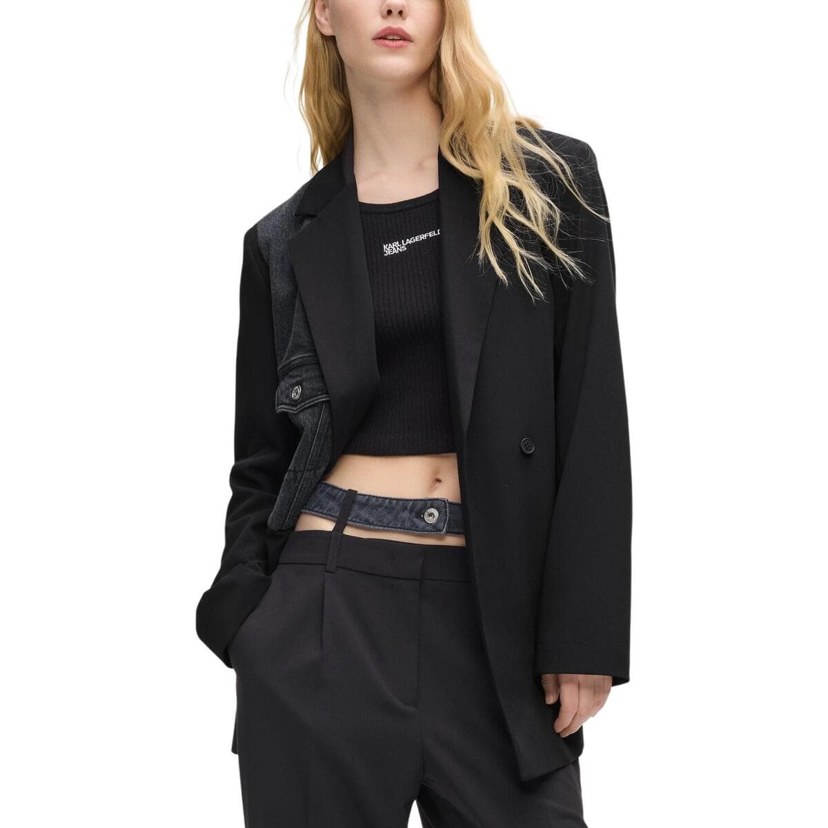 Women's Blazers Karl Lagerfeld Black