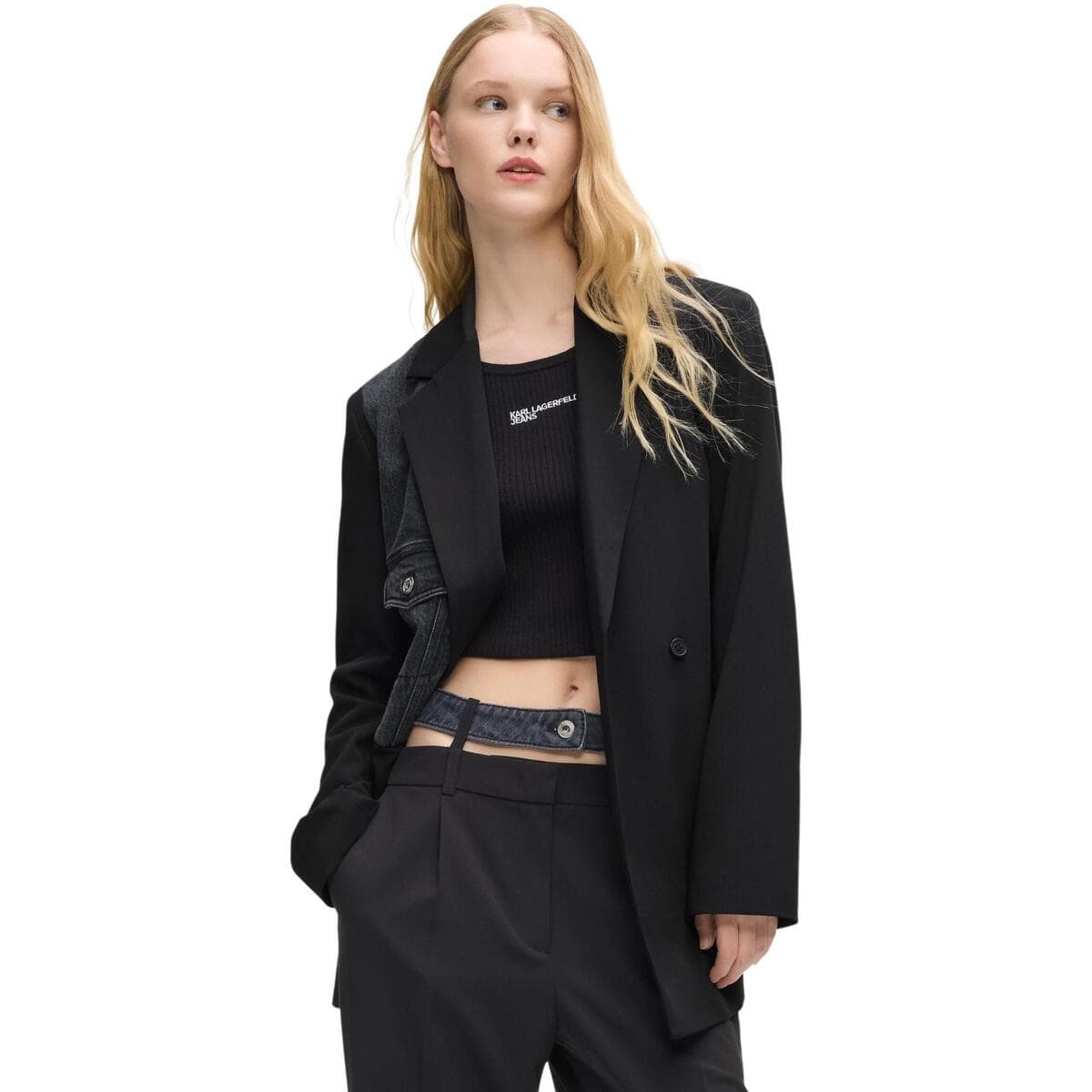 Women's Blazers Karl Lagerfeld Black