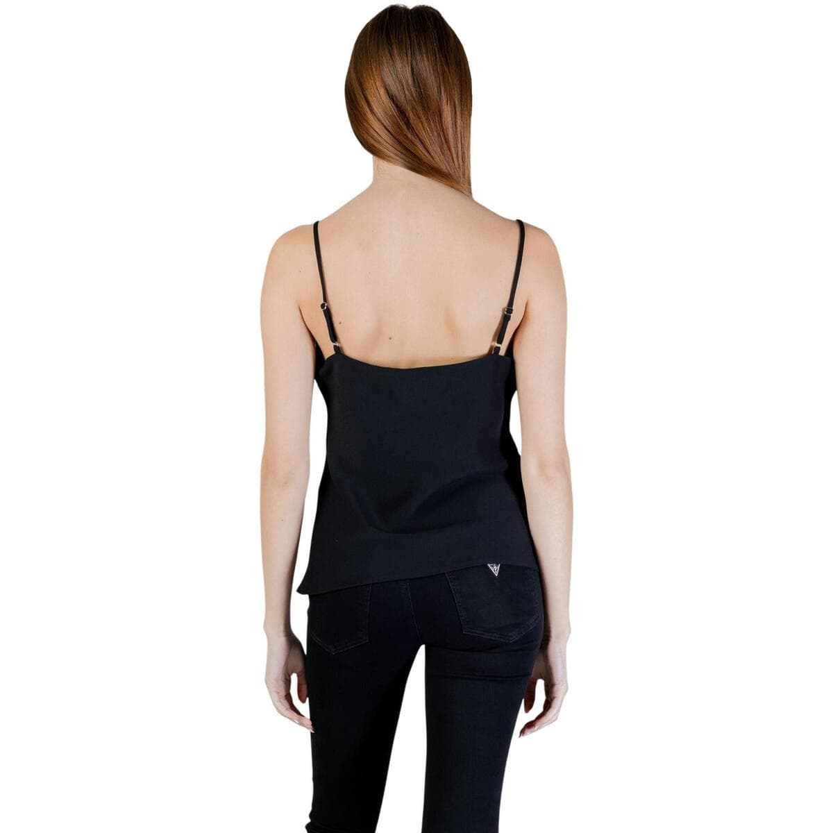 Women's Sleeveless Tops Guess Black