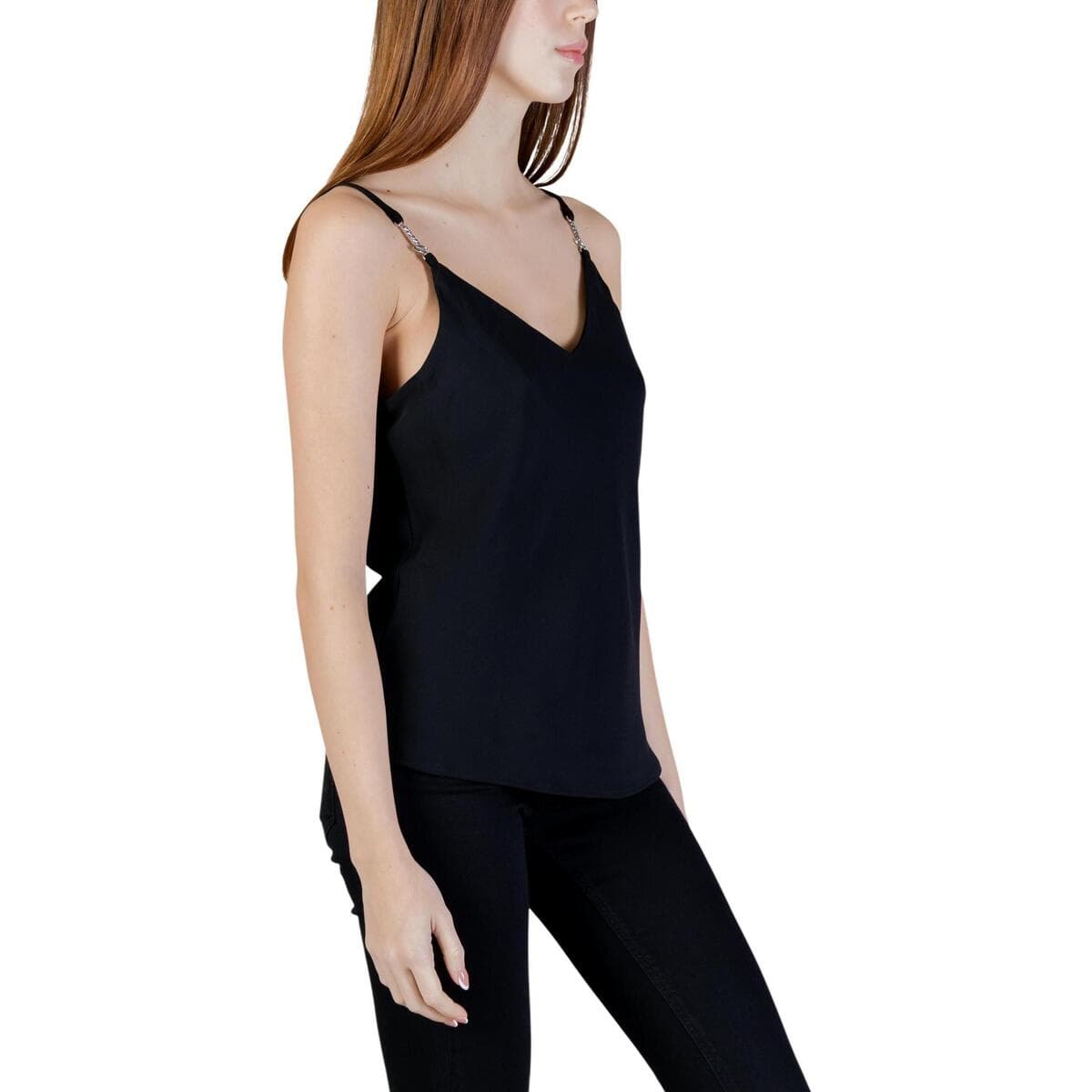 Women's Sleeveless Tops Guess Black