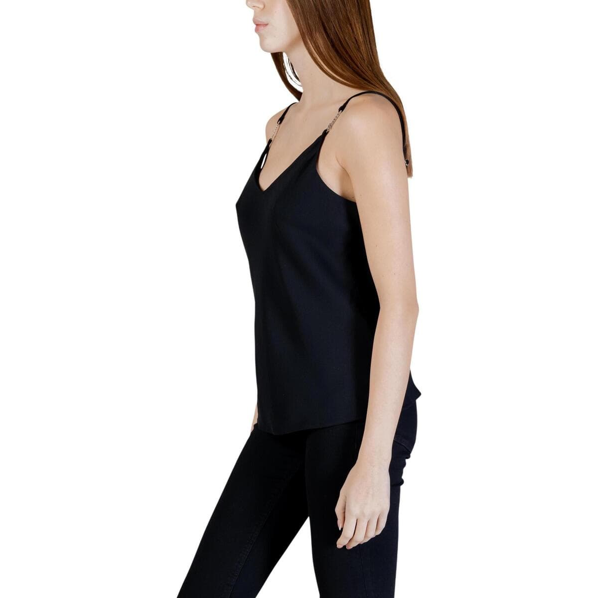 Women's Sleeveless Tops Guess Black