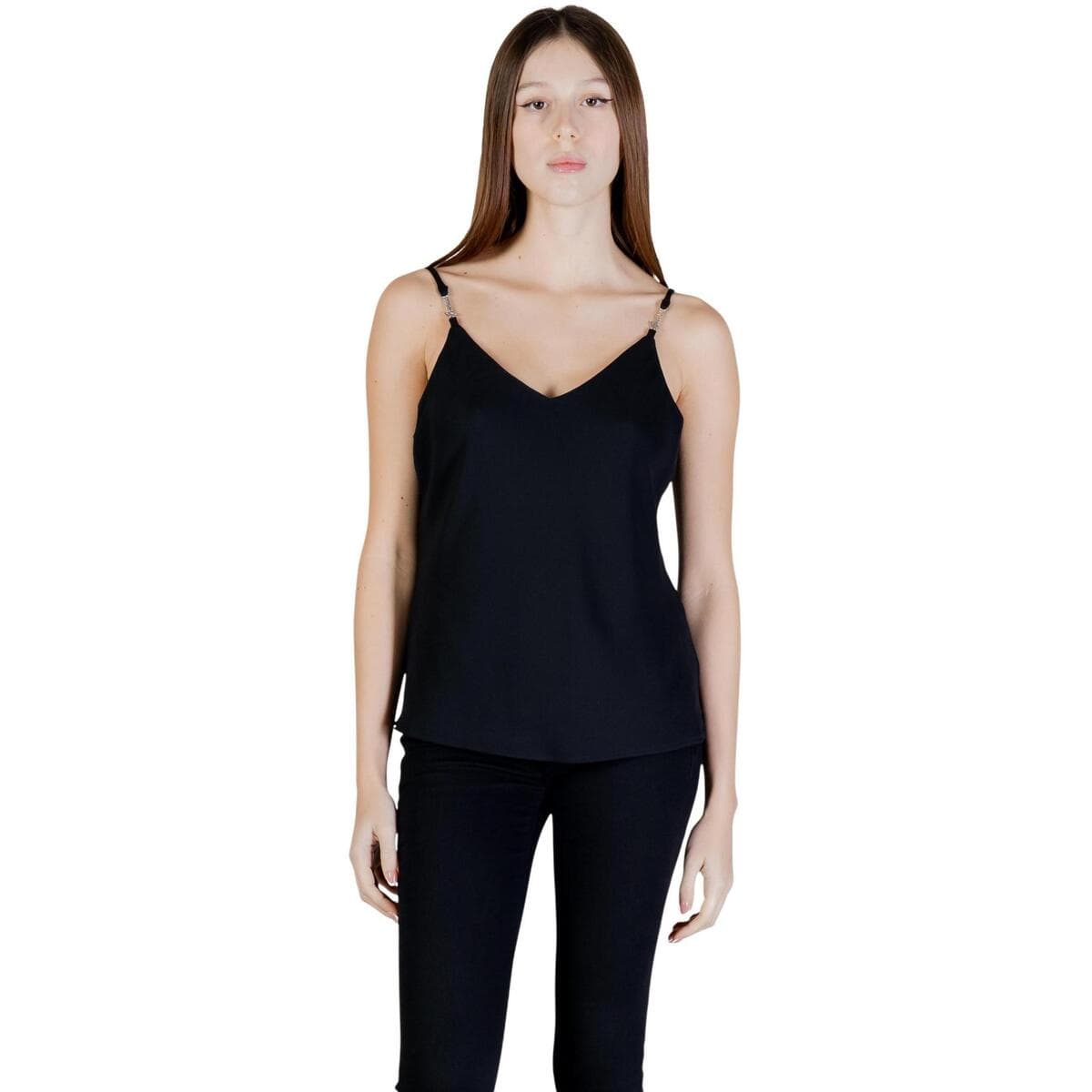 Women's Sleeveless Tops Guess Black