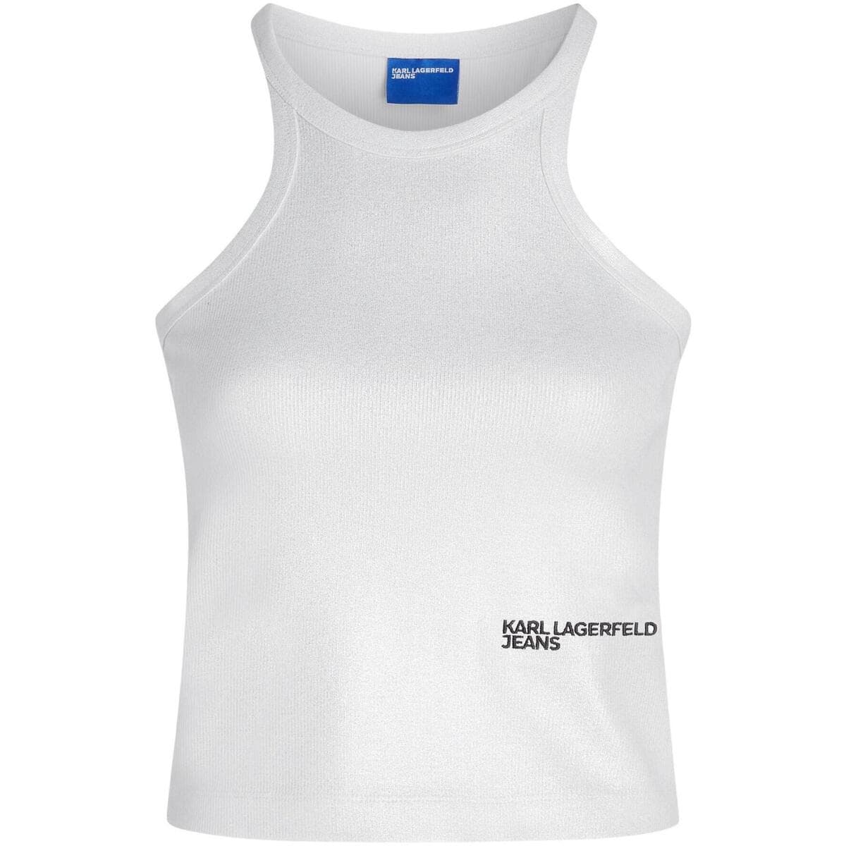 Women's Sleeveless Tops Karl Lagerfeld Silver