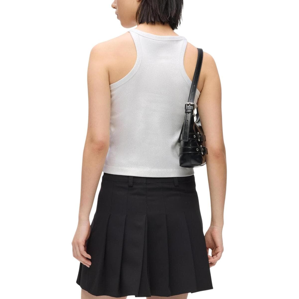Women's Sleeveless Tops Karl Lagerfeld Silver