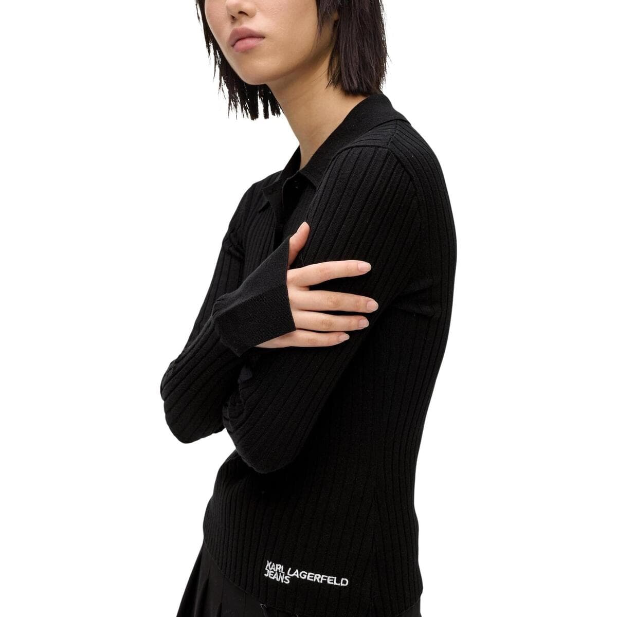 Women's T-Shirts Karl Lagerfeld Black