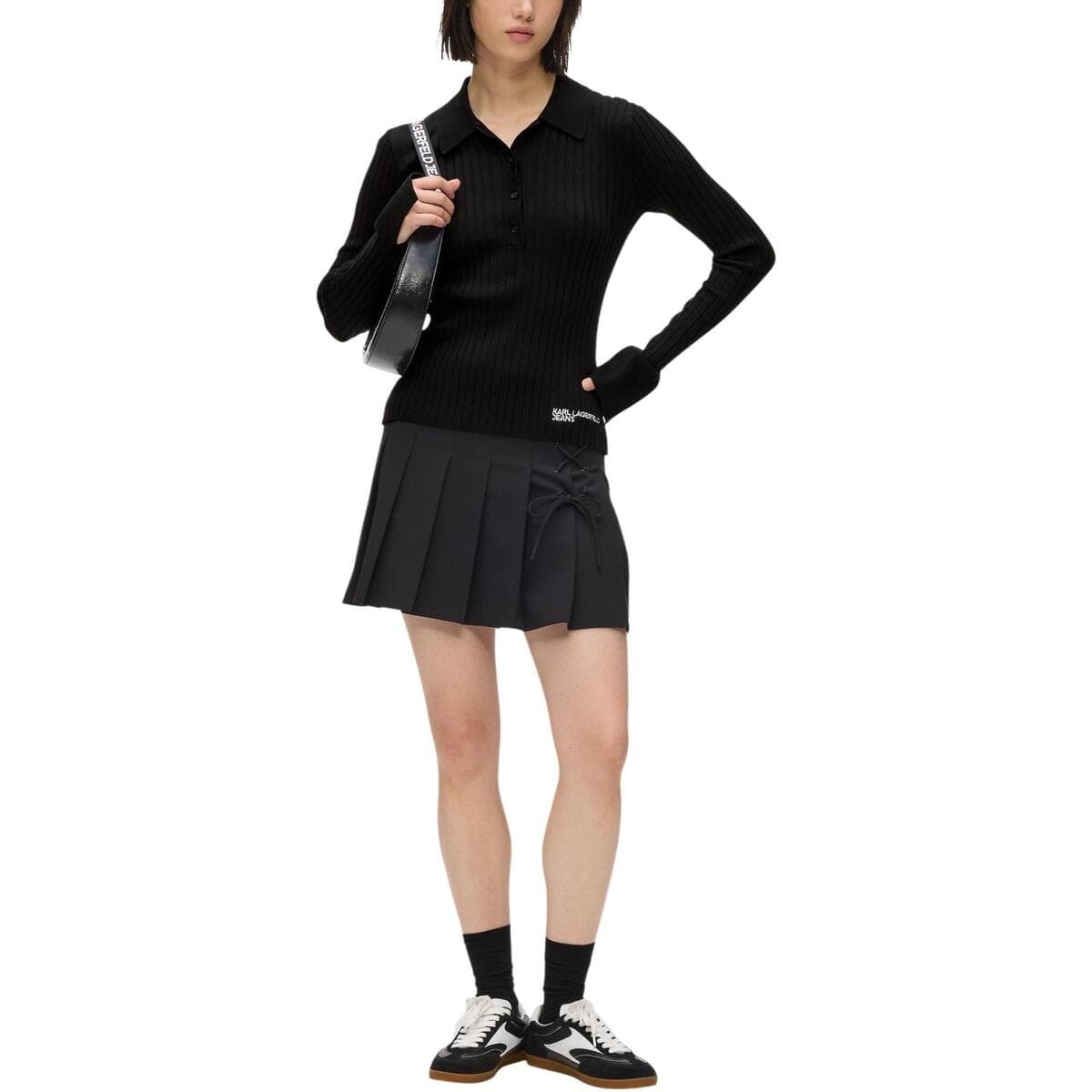 Women's T-Shirts Karl Lagerfeld Black