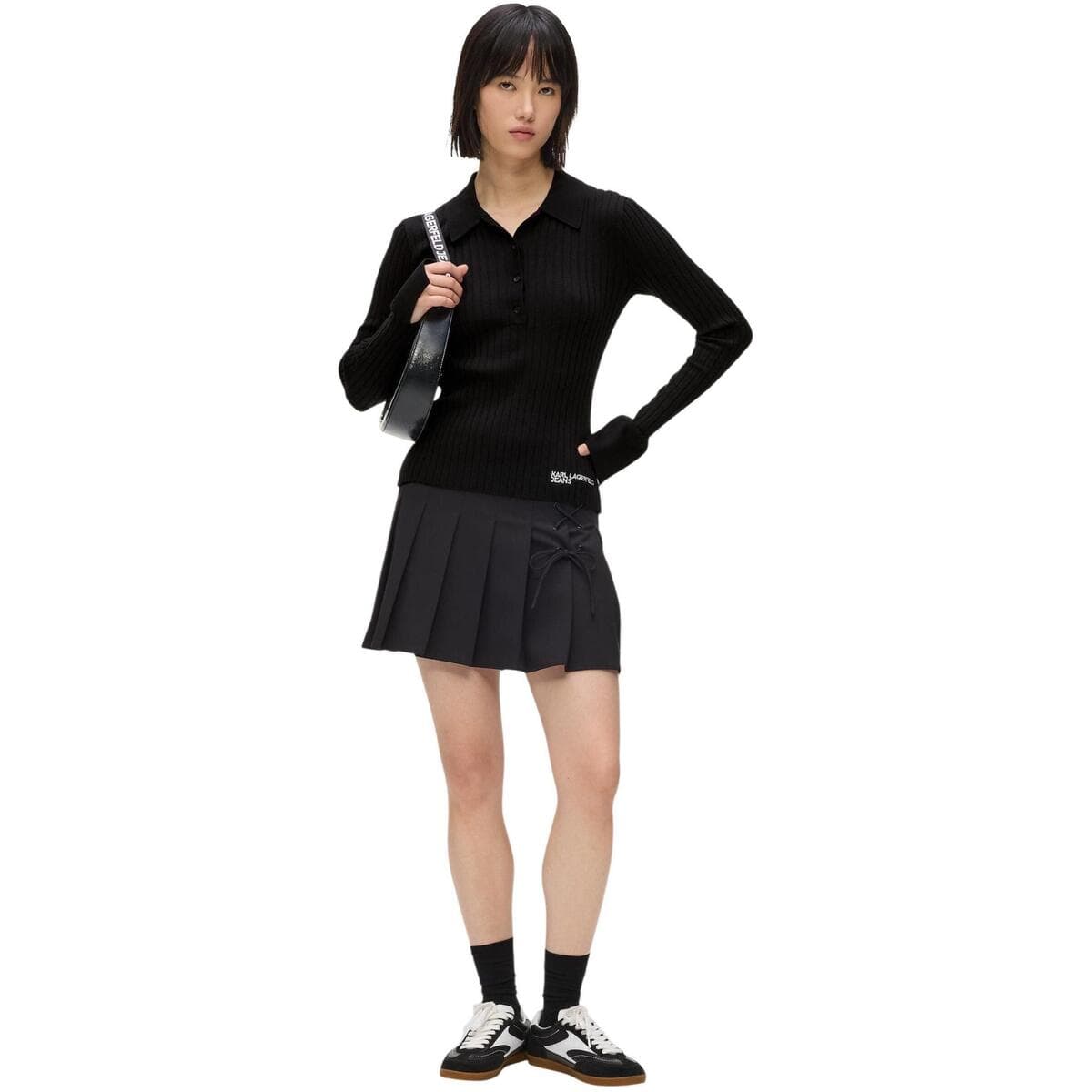 Women's T-Shirts Karl Lagerfeld Black