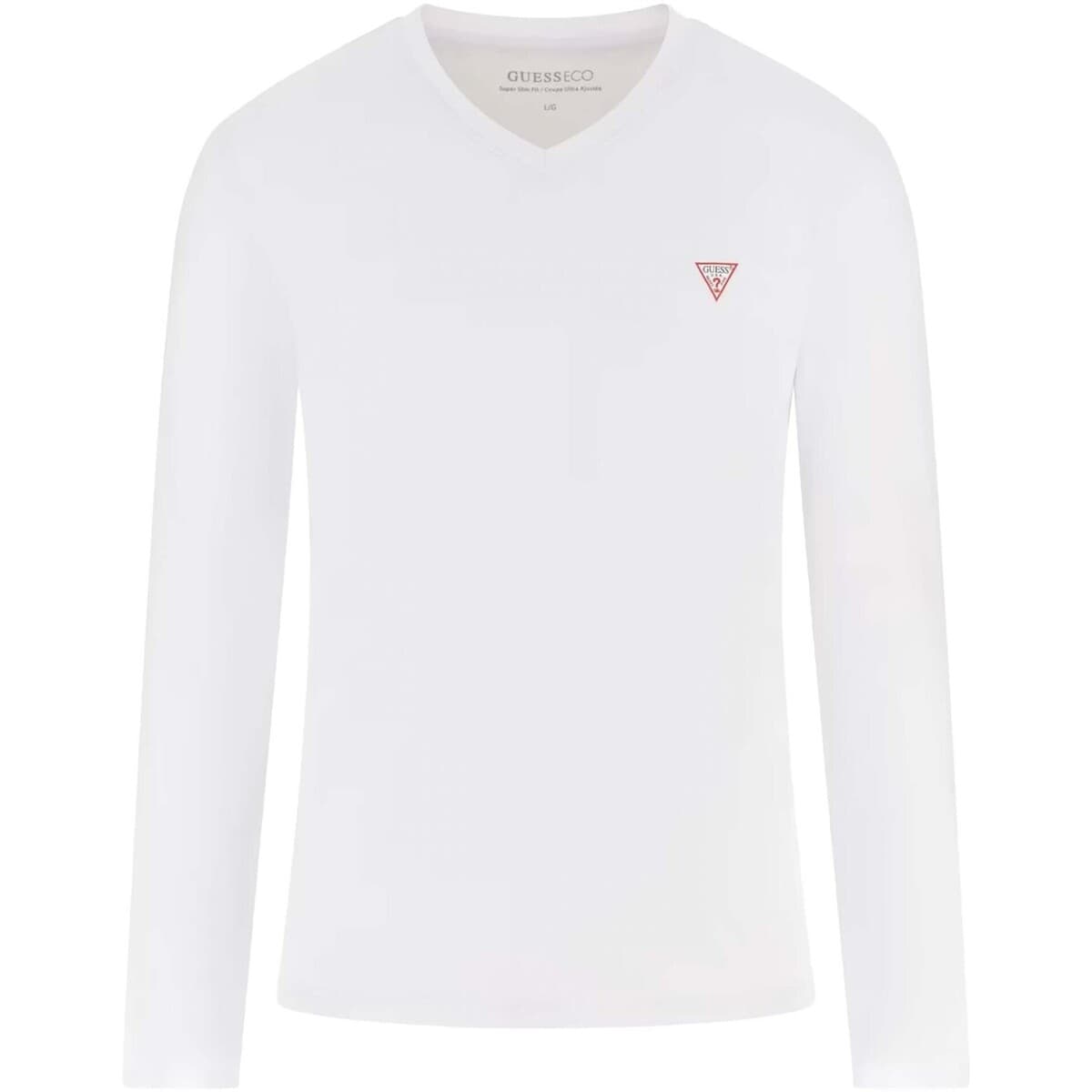 Men's T-Shirts Guess White