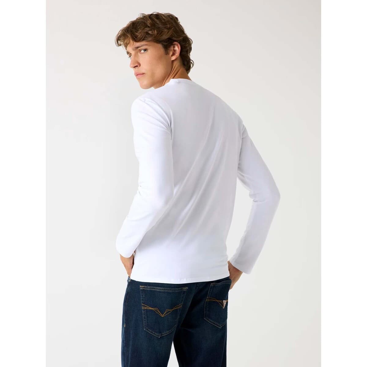 Men's T-Shirts Guess White