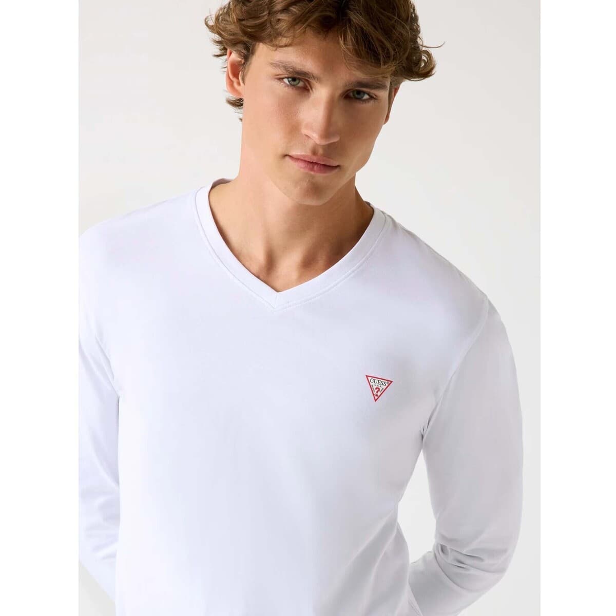 Men's T-Shirts Guess White