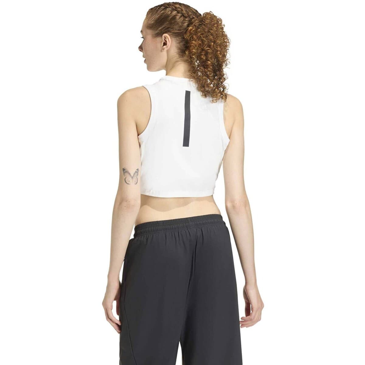 Women's Sleeveless Tops adidas White