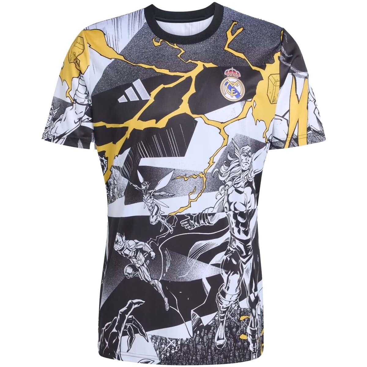 T-shirt με κοντά μανίκια adidas Real Preshi