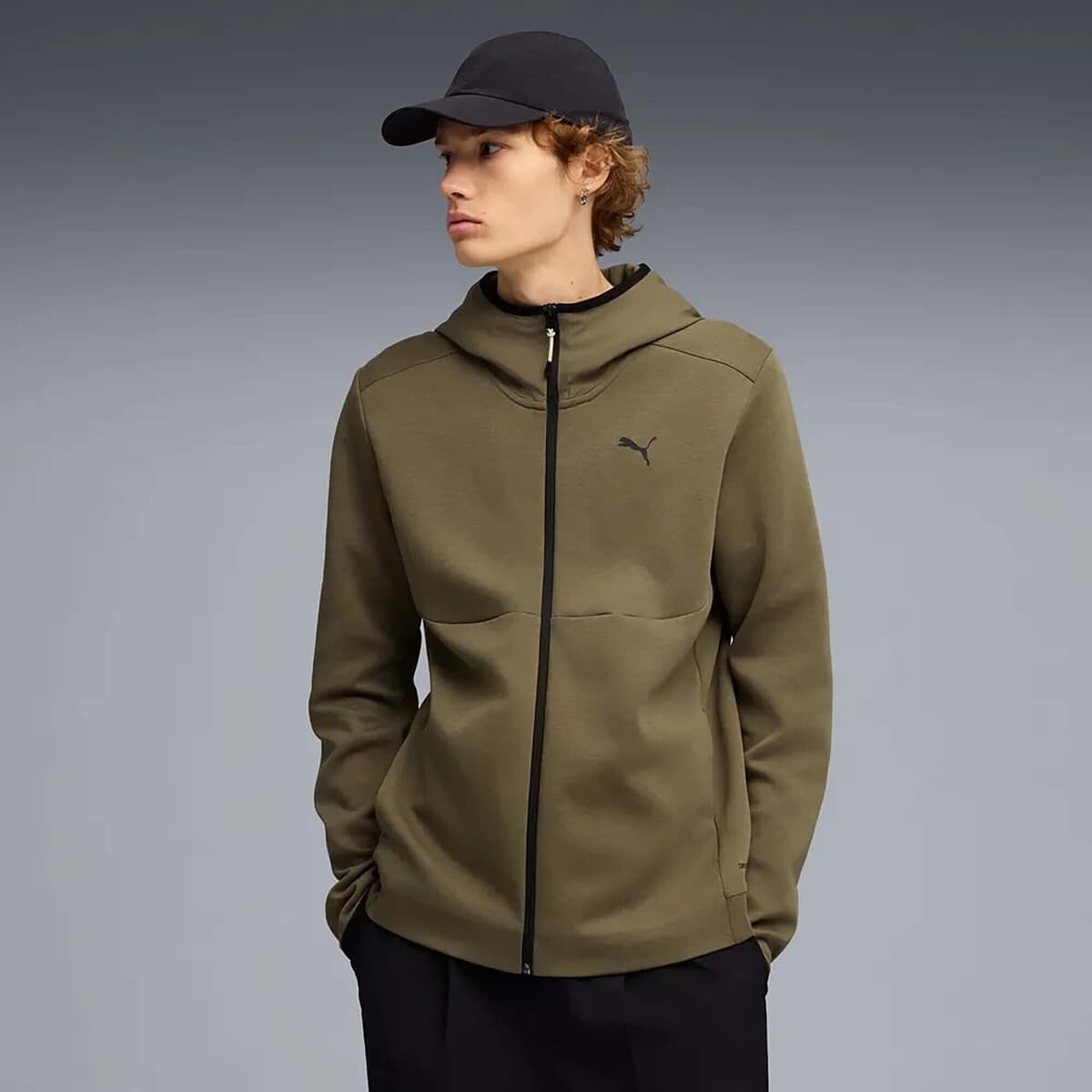 Men's Cardigans Puma Green