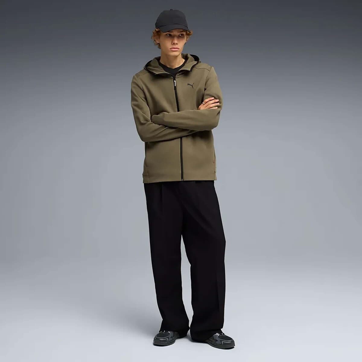 Men's Cardigans Puma Green